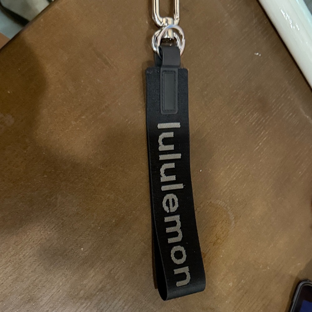lululemon athletica Black and Silver Key Holder